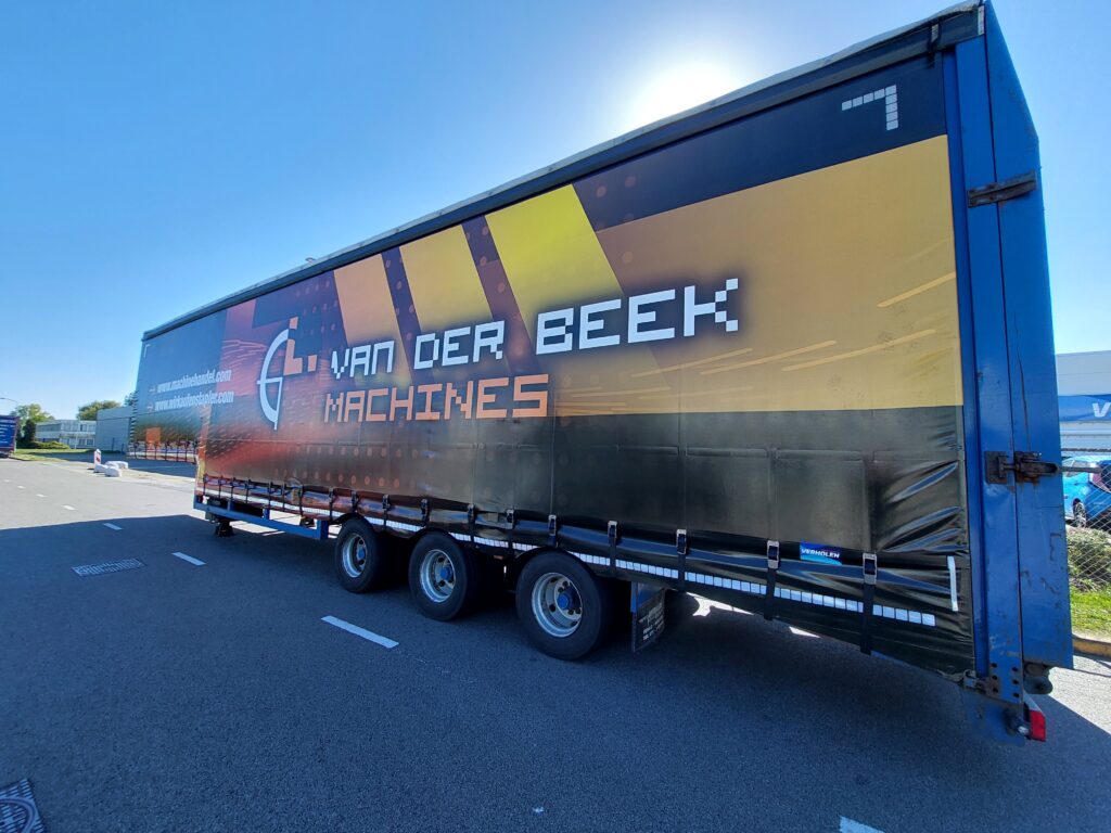 Transportzeil voor Van Beek